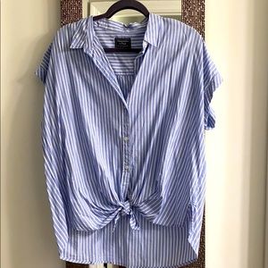 Abercrombie and Fitch tie up shirt!